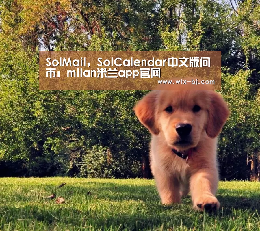 SolMail,SolCalendar中文版问市:milan米兰app官网(图1) milan米兰